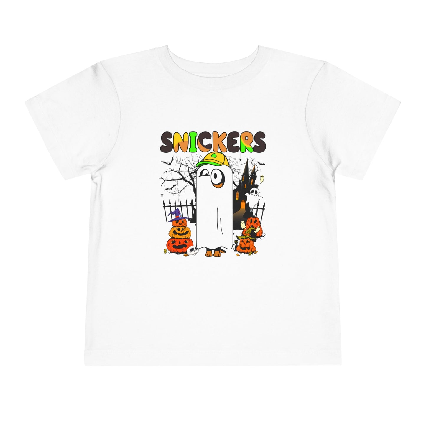 Snickers Ghost Toddler Short Sleeve Tee