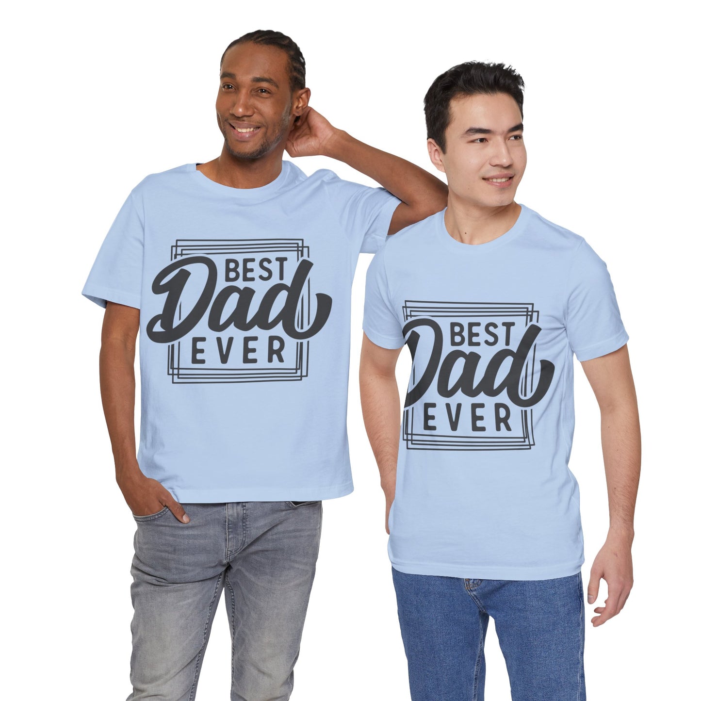 Best Dad Ever Jersey Short Sleeve Tee