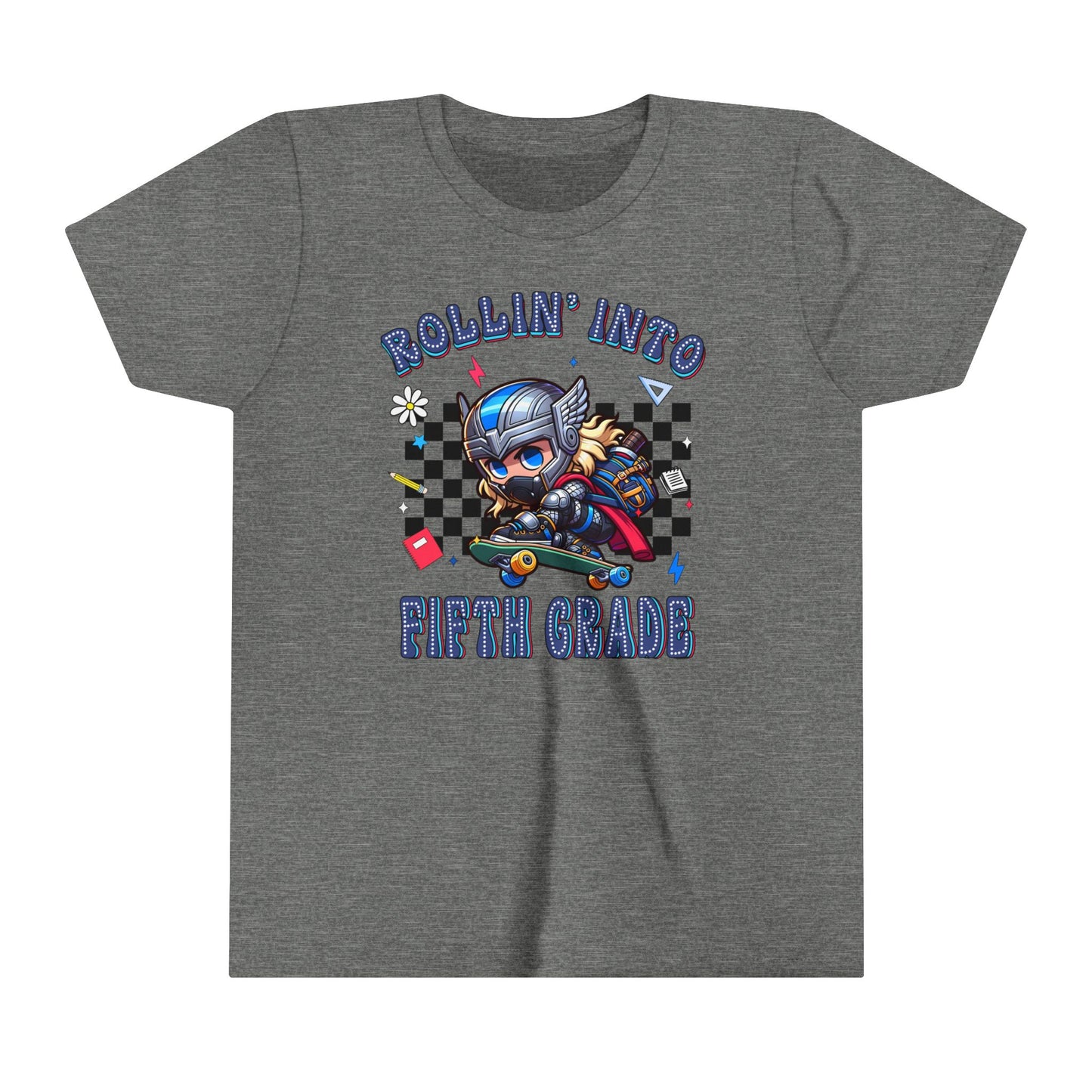 THOR - Rollin' Into 5th Grade Youth Short Sleeve Tee