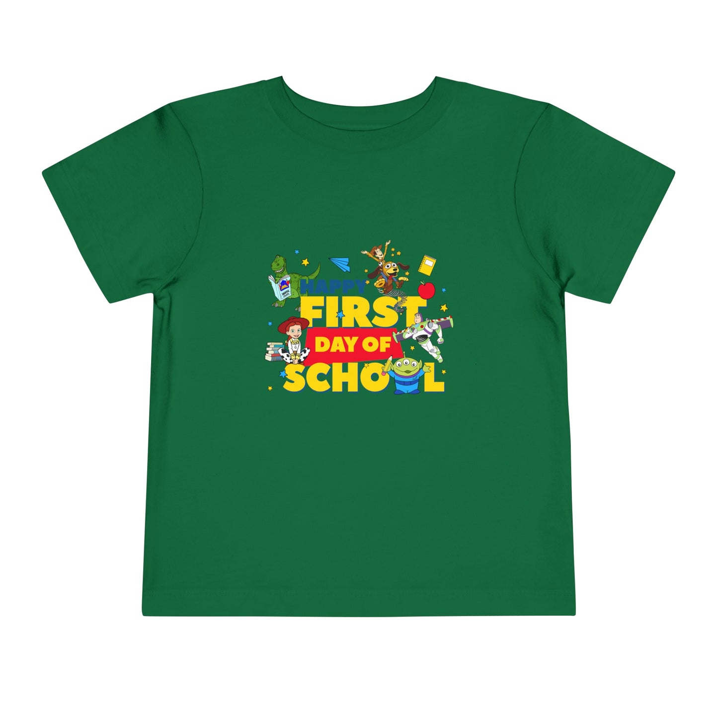 Happy First Day of School Toddler Short Sleeve Tee