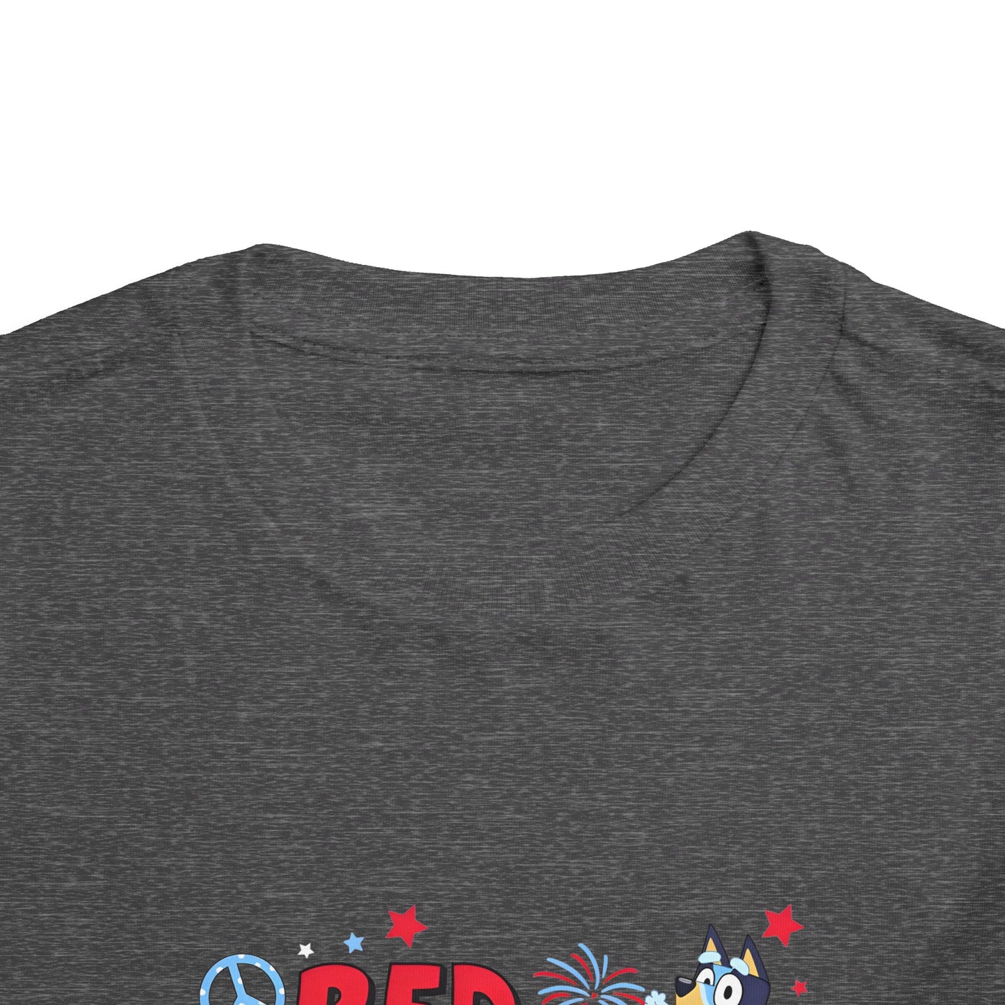 Red, White & Bluey Toddler Short Sleeve Tee
