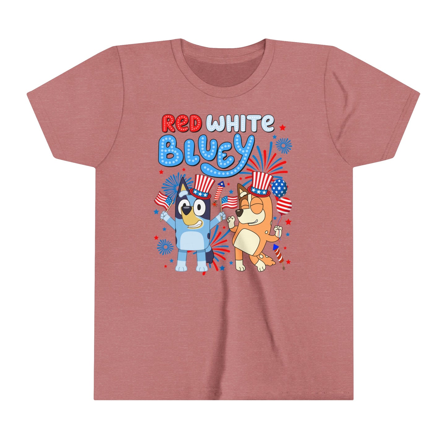 Red, White & Bluey Youth Short Sleeve Tee