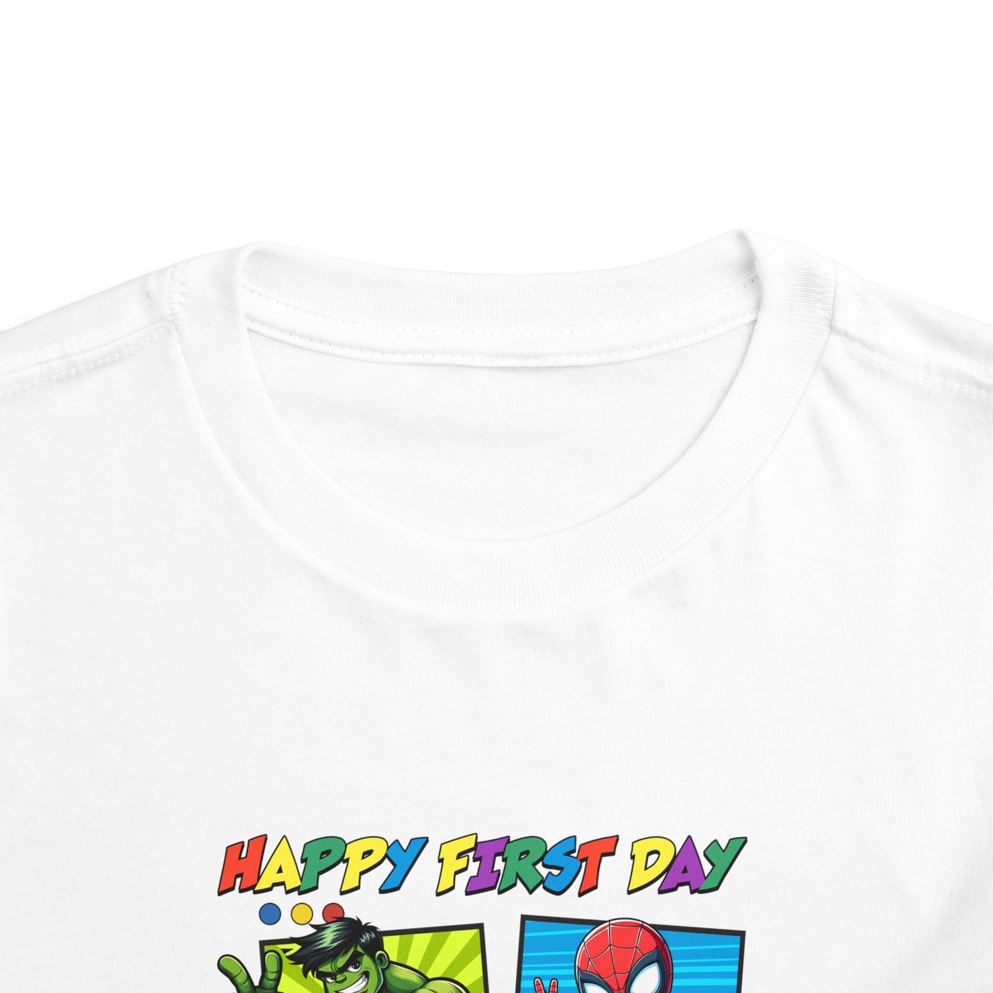 Happy First Day of School Toddler Short Sleeve Tee