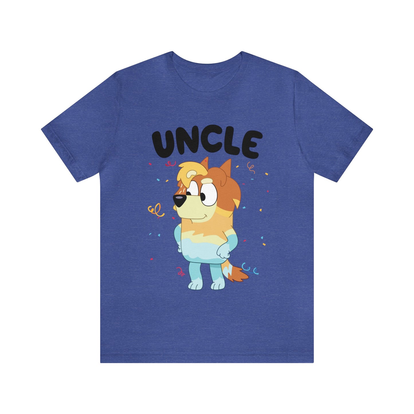 Uncle Bluey Birthday Short sleeve Tshirt