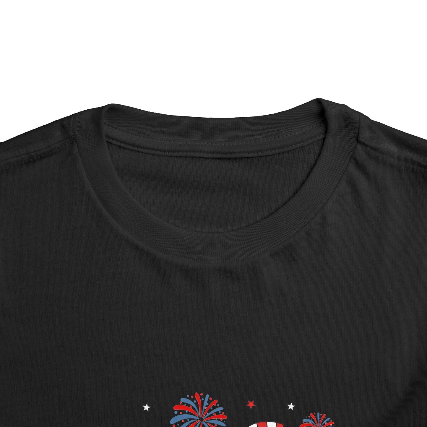 Happy 4th of July Toddler Short Sleeve Tee