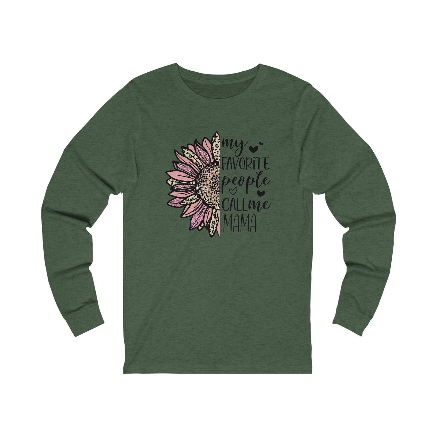My Favorite People Call Me Mama Sunflower long sleeve tshirt
