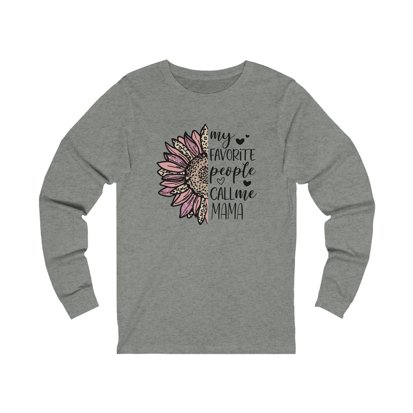 My Favorite People Call Me Mama Sunflower long sleeve tshirt