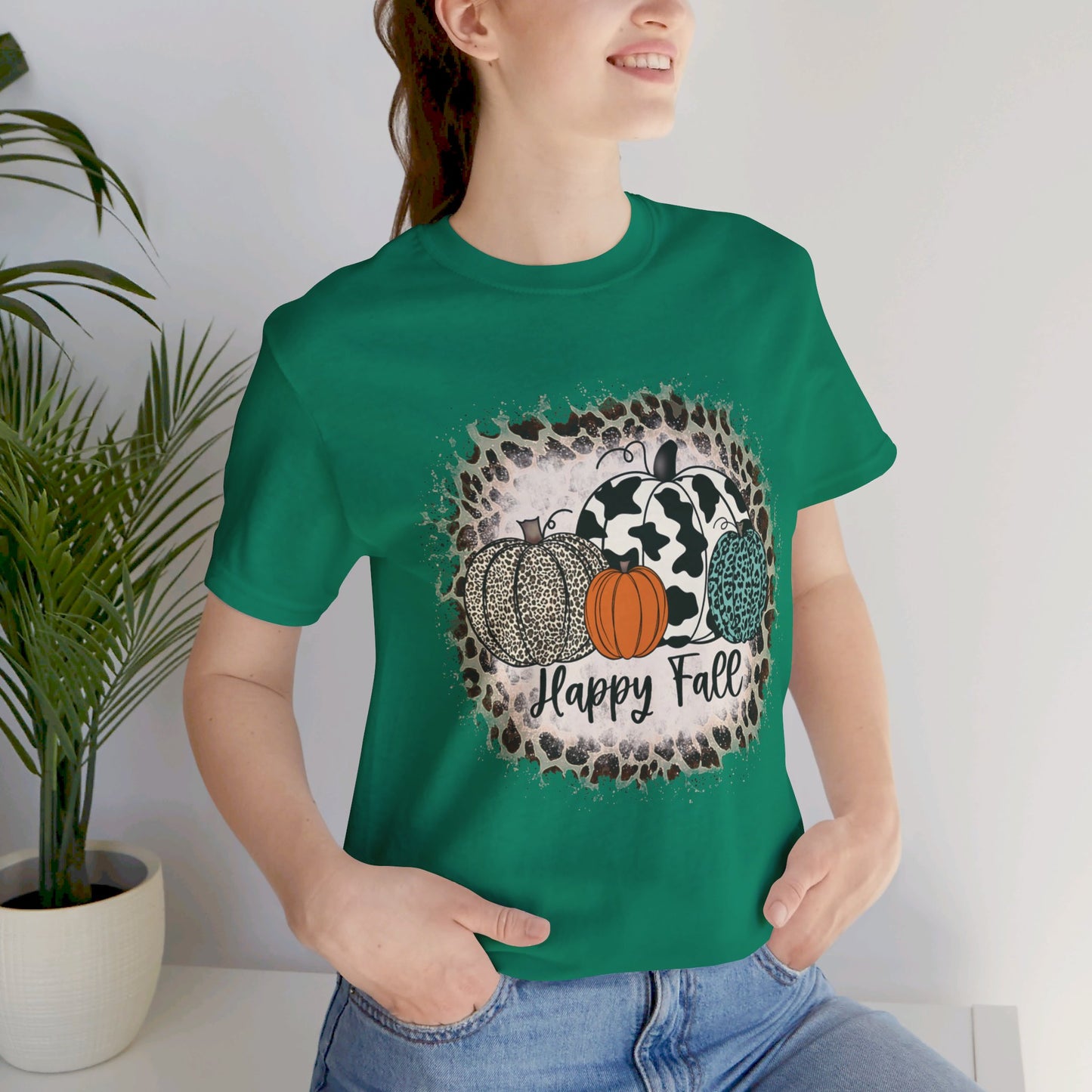 Happy Fall Jersey Short Sleeve Tee