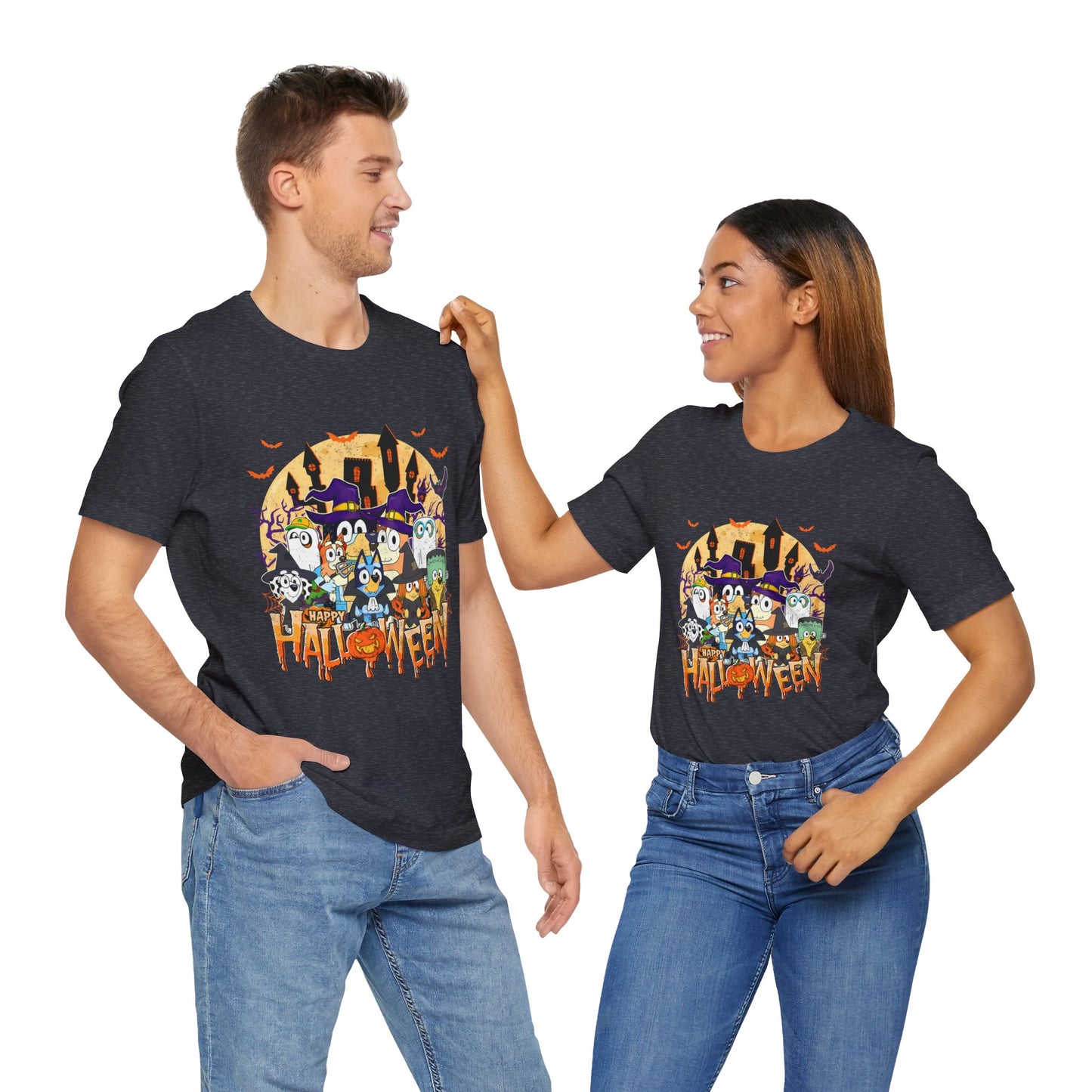 Happy Halloween Jersey Short Sleeve Tee