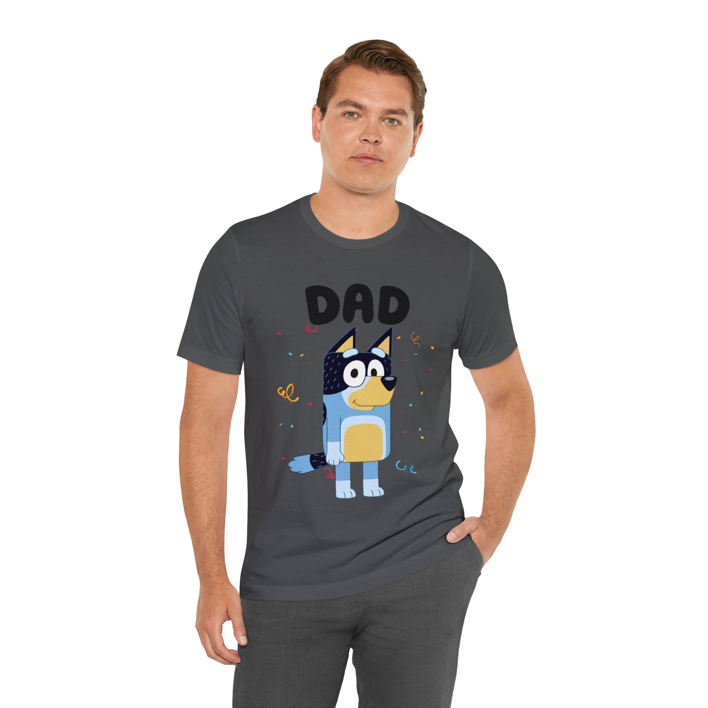 Dad Bluey Birthday Short sleeve Tshirt