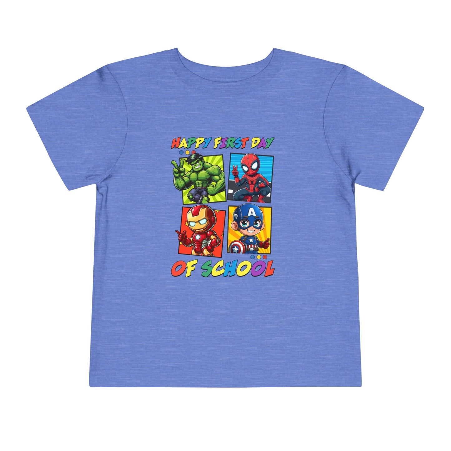 Happy First Day of School Toddler Short Sleeve Tee
