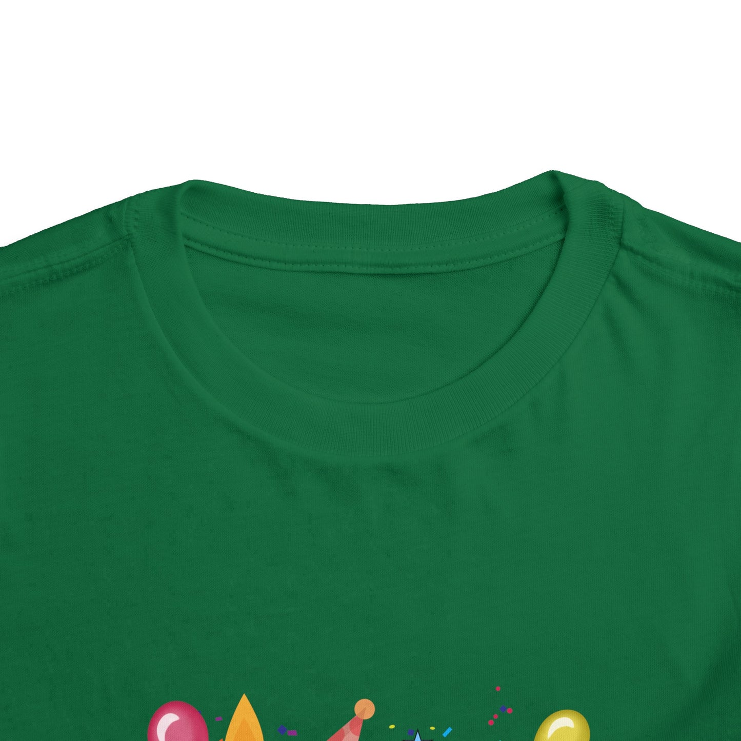 5th Birthday Toddler Short Sleeve Tee