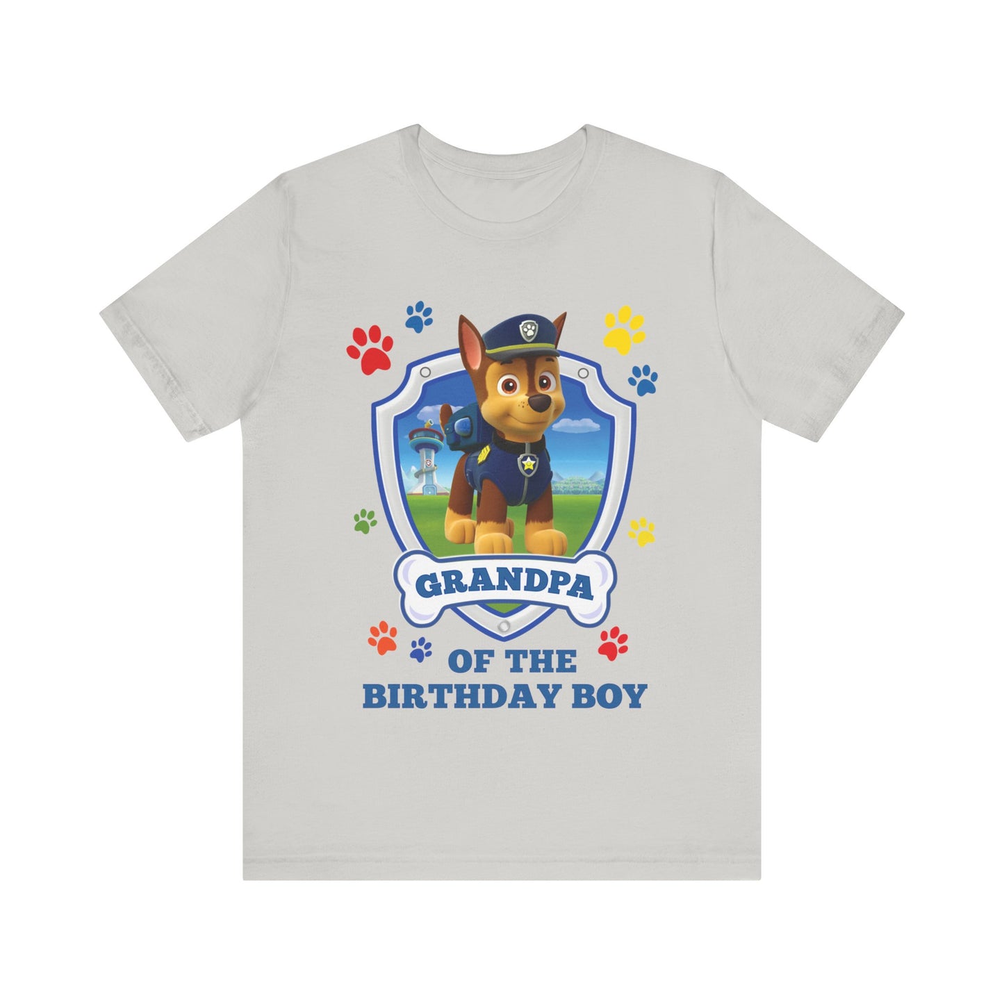 Grandpa of the Birthday Boy Jersey Short Sleeve Tee
