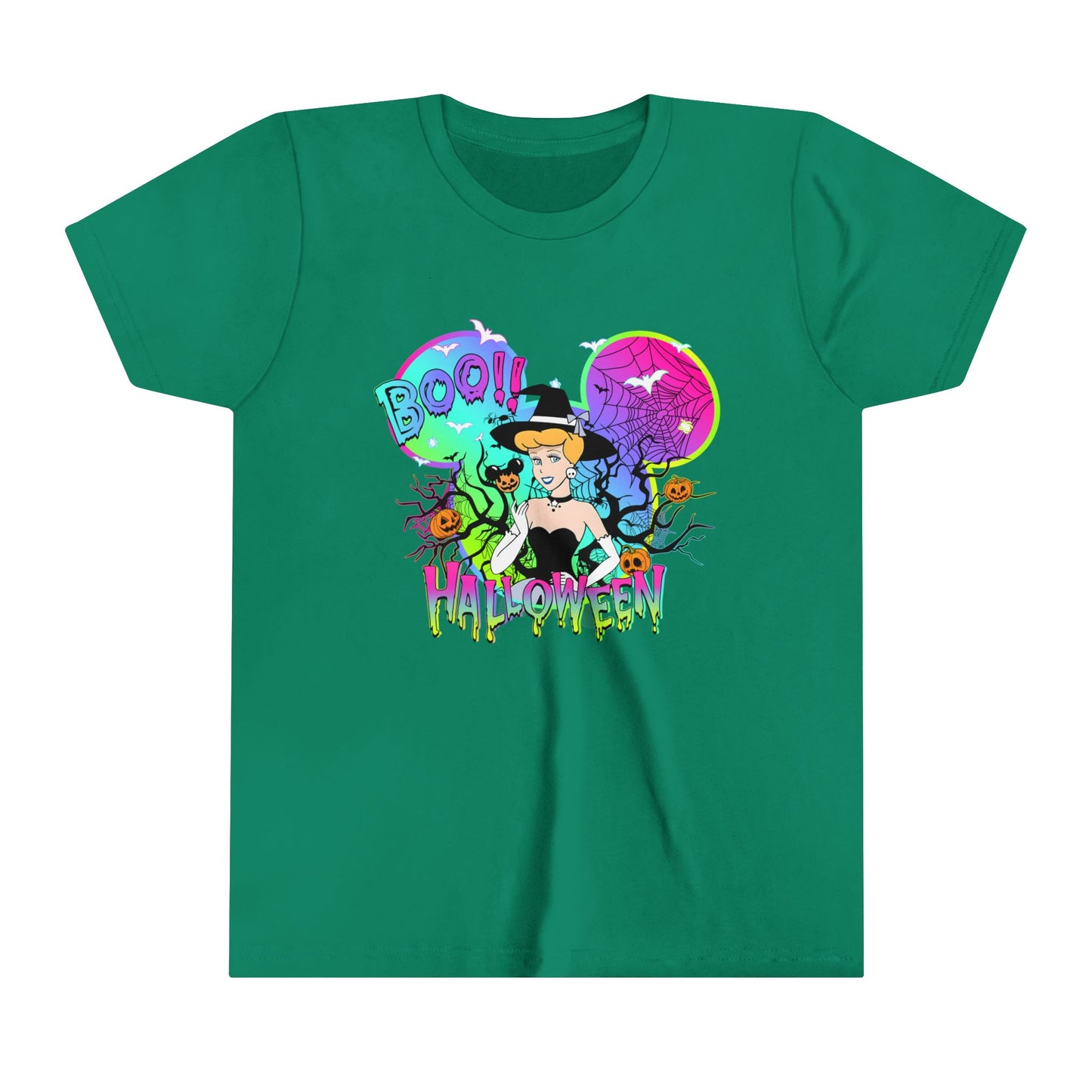 Cinderella Boo! Halloween Youth Short Sleeve Tee