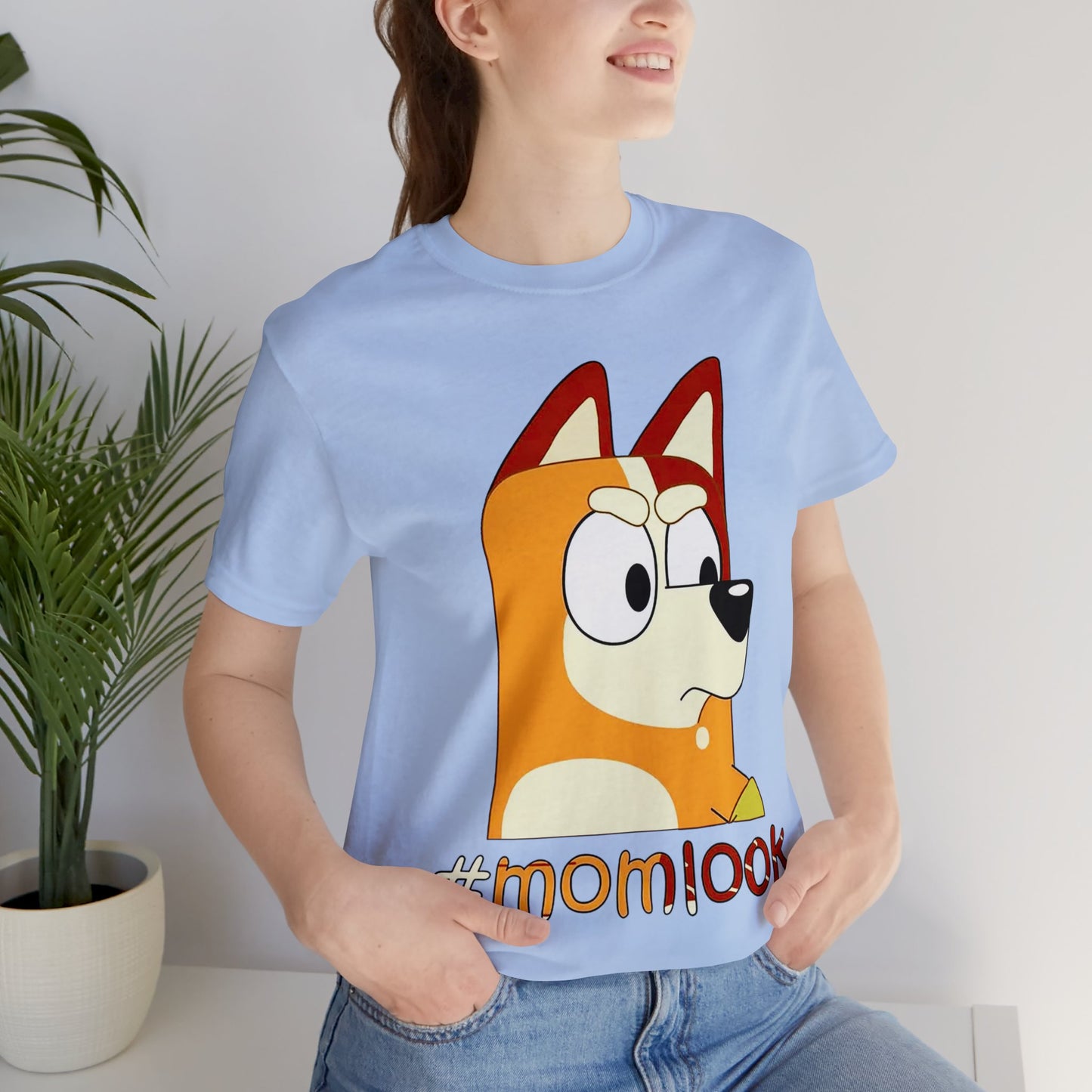 Chilli Heeler #momlook Short Sleeve Tshirt