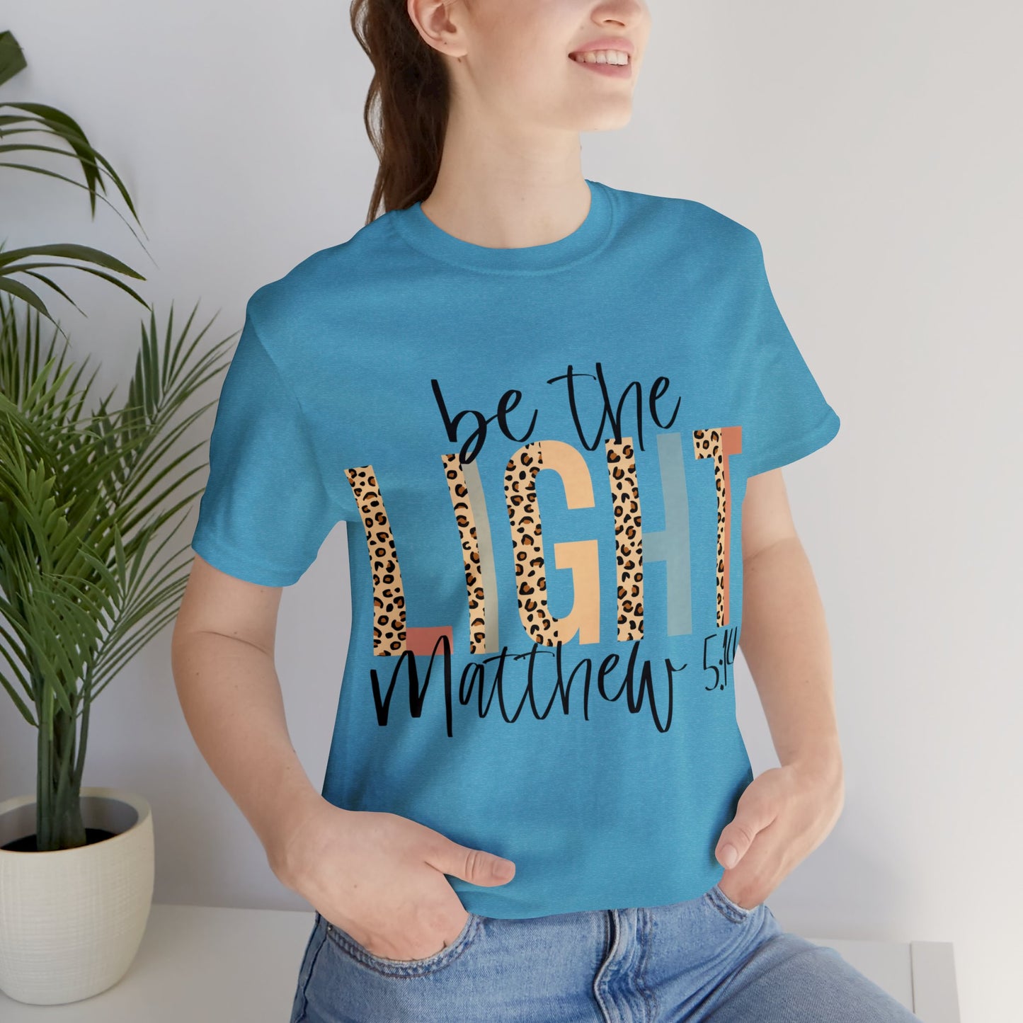 Be The Light - Matthew 5:14 Short Sleeve Tshirt