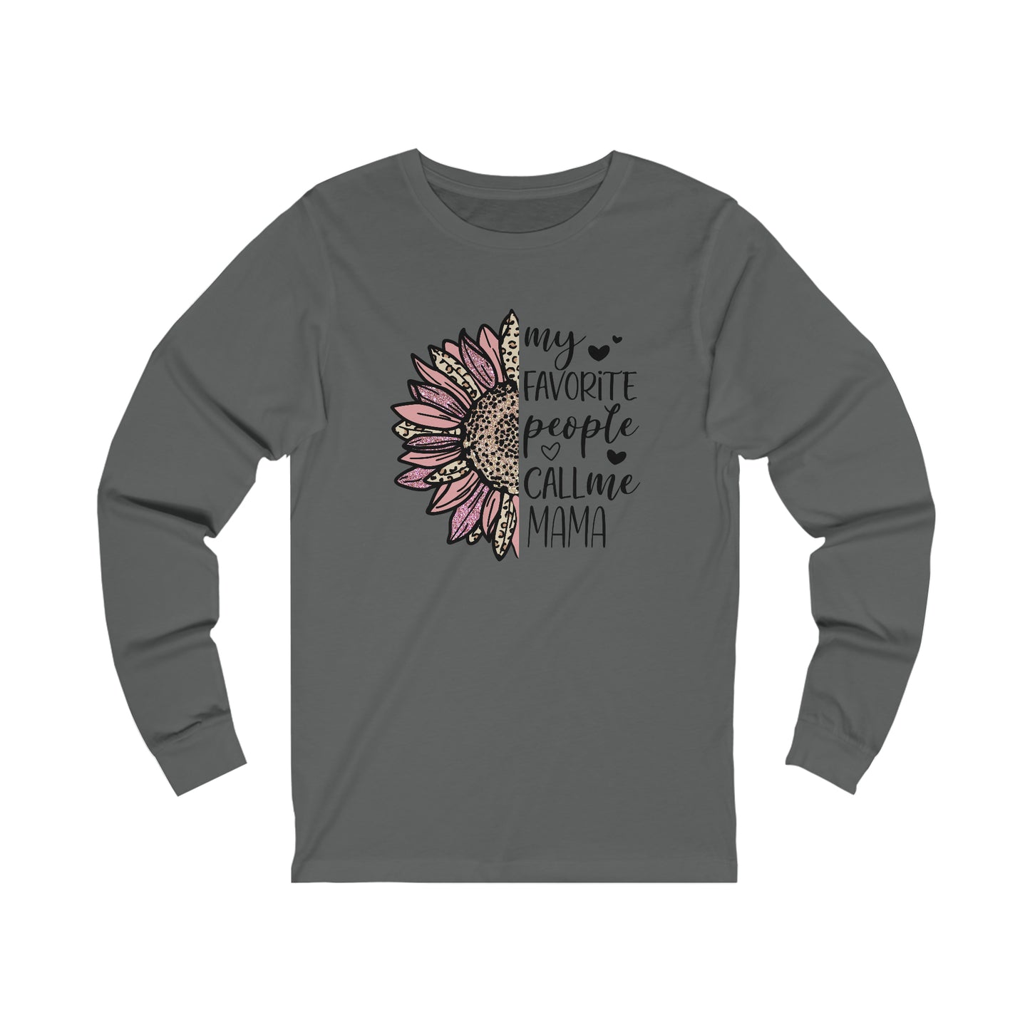 My Favorite People Call Me Mama Sunflower long sleeve tshirt