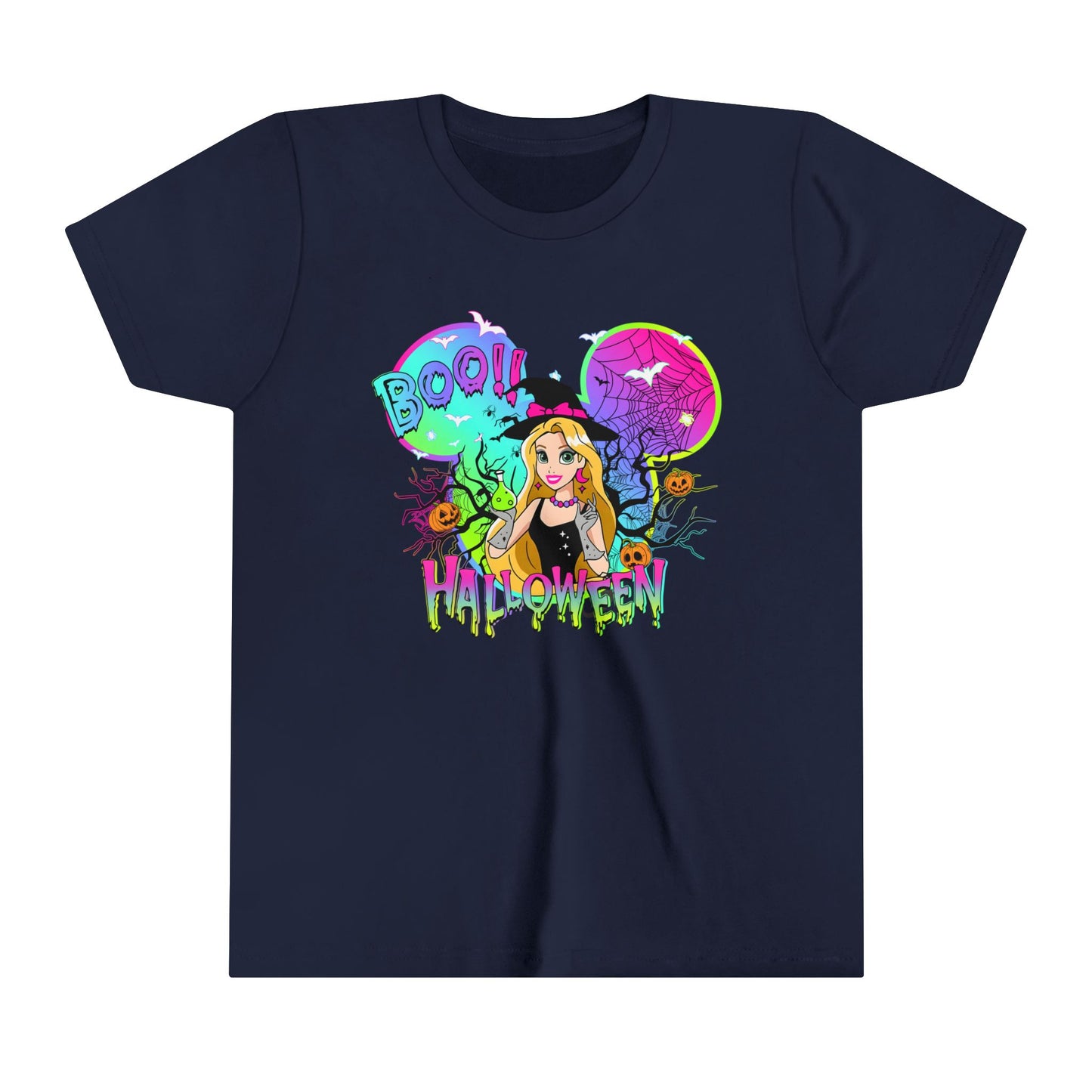 Rapunzel Boo! Halloween Youth Short Sleeve Tee