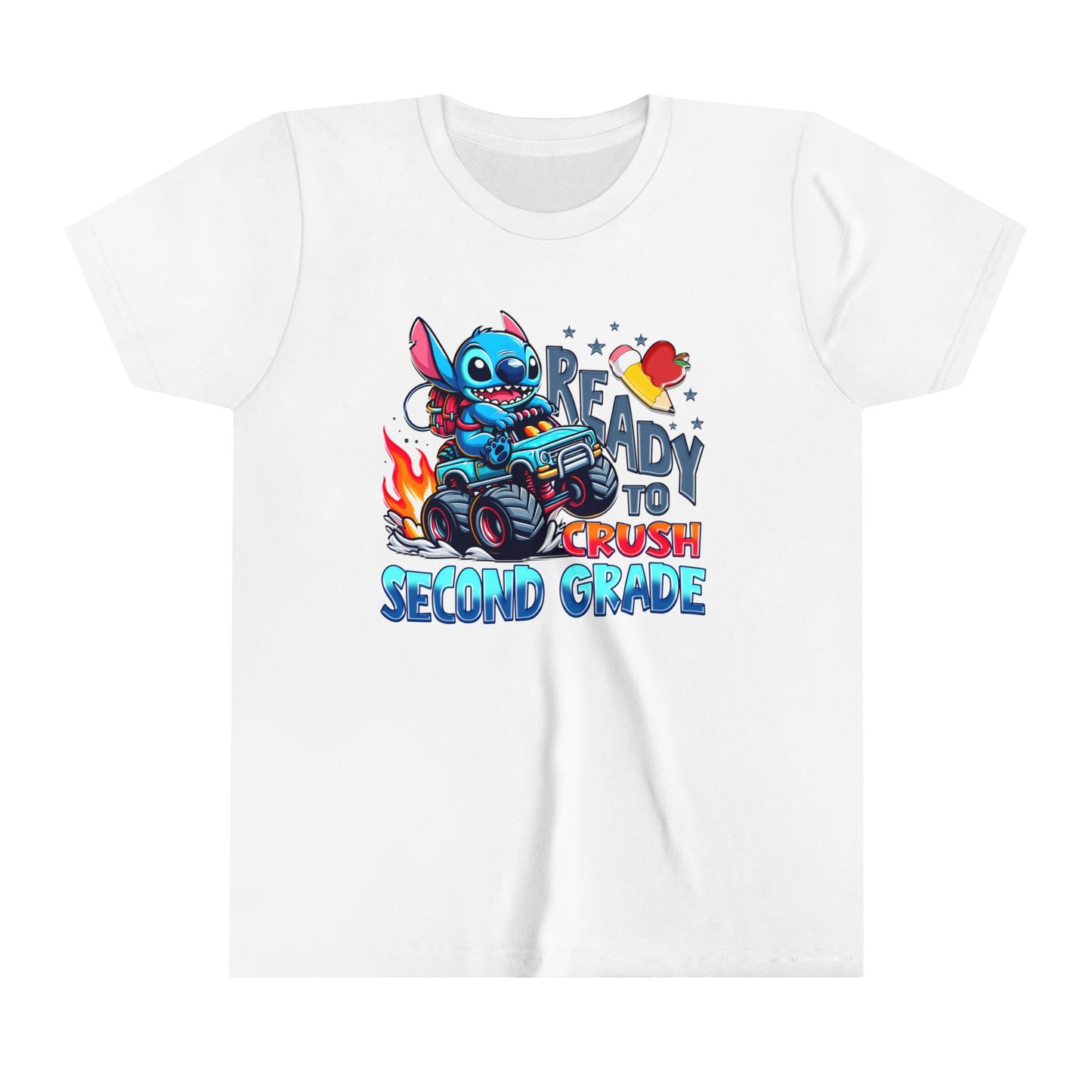 Ready to Crush Second Grade Youth Short Sleeve Tee