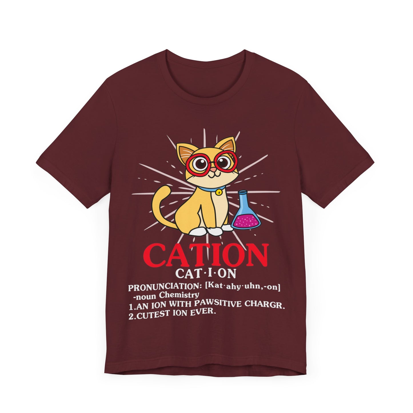 Cat-I-On (Cation) Definition Jersey Short Sleeve Tee