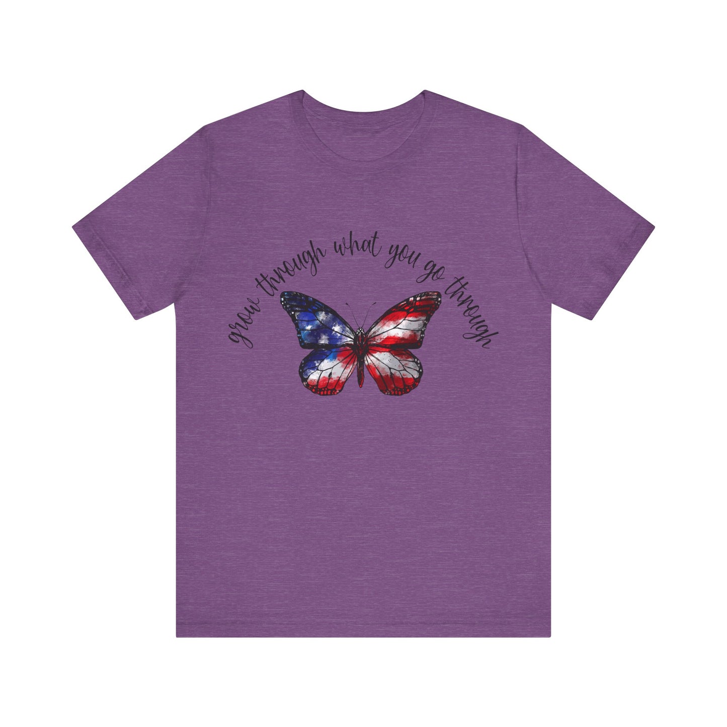 Grow Through What You Go Through Jersey Short Sleeve Tee