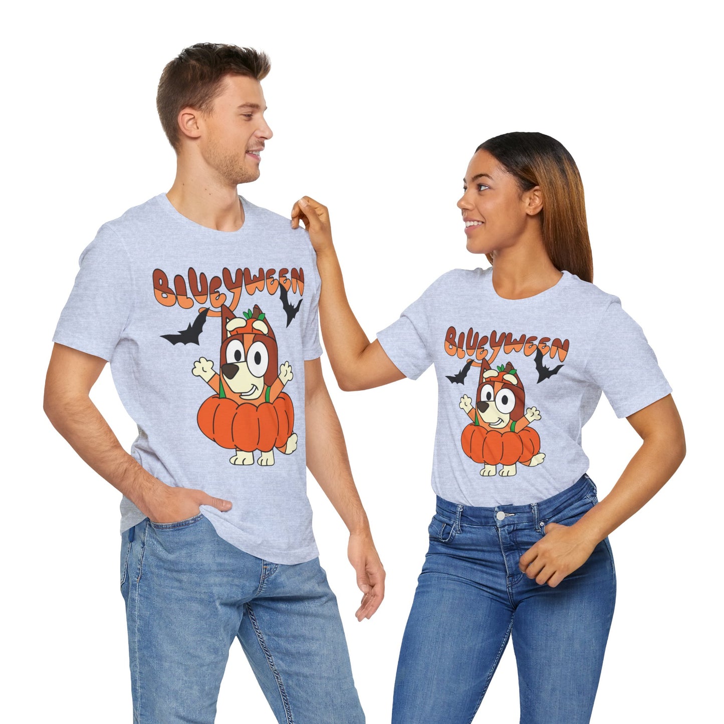 Blueyween "Bingo" (front and back) Jersey Short Sleeve Tee