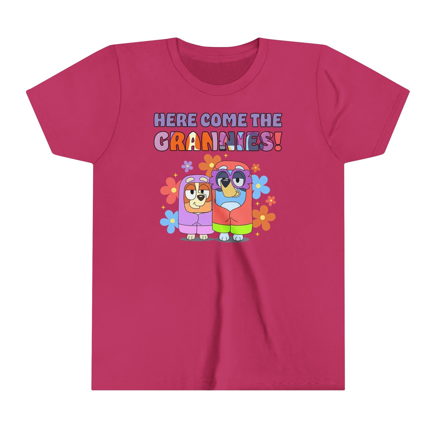 Here Come the Grannies Youth Short Sleeve Tshirt
