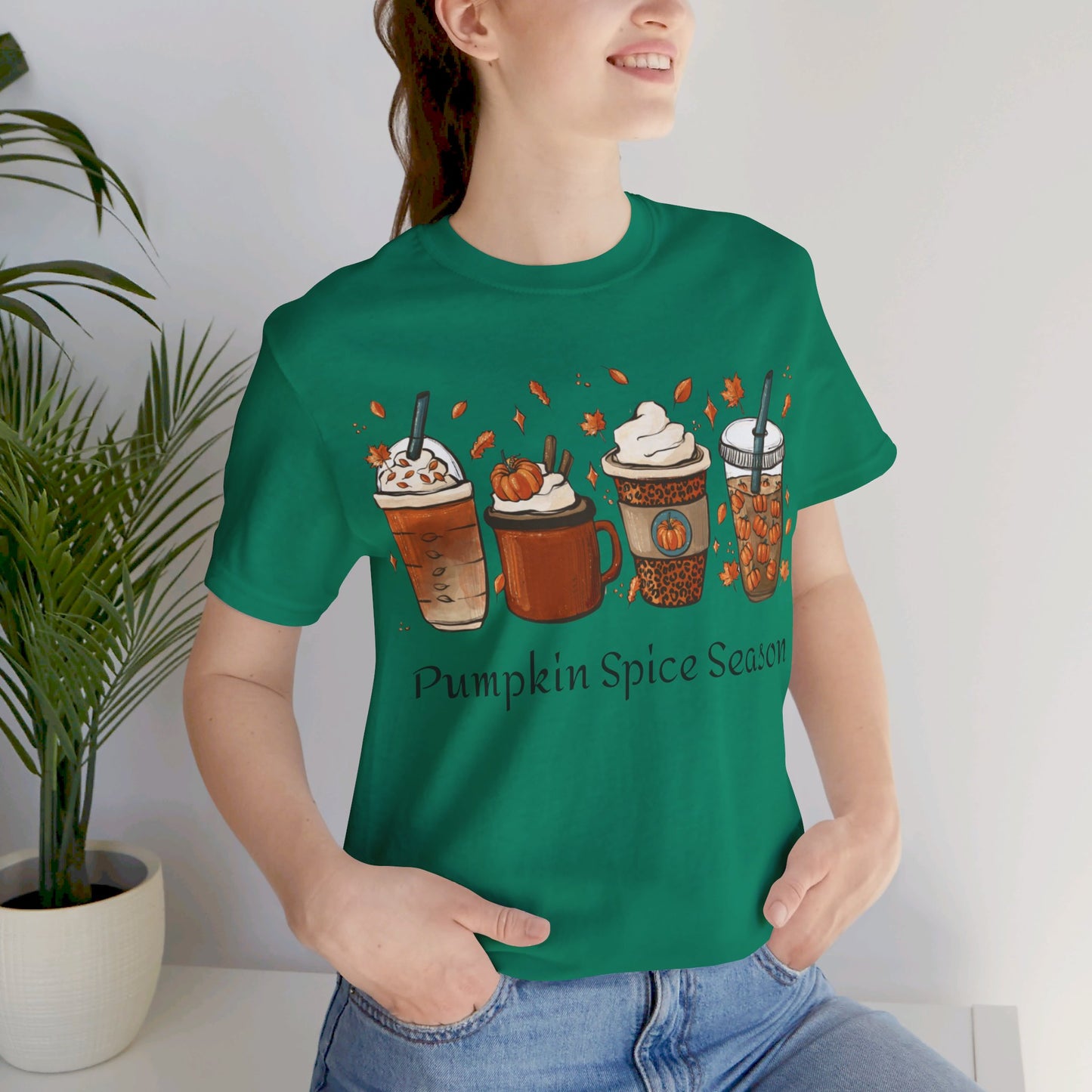 Pumpkin Spice Season Jersey Short Sleeve Tee