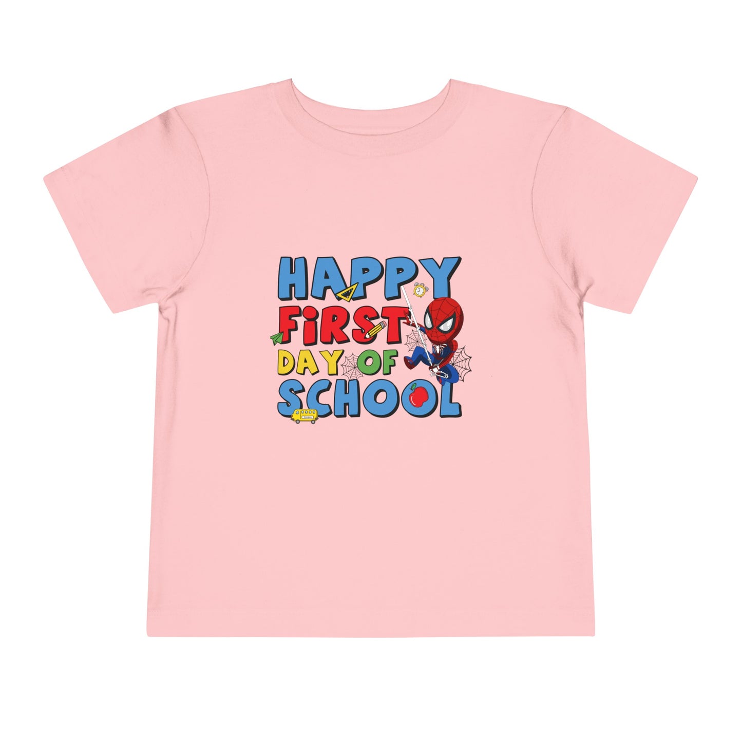 Happy First Day of School Toddler Short Sleeve Tee