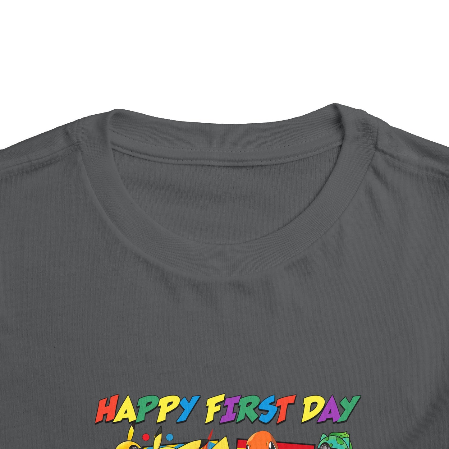 Happy First Day of School Toddler Short Sleeve Tee
