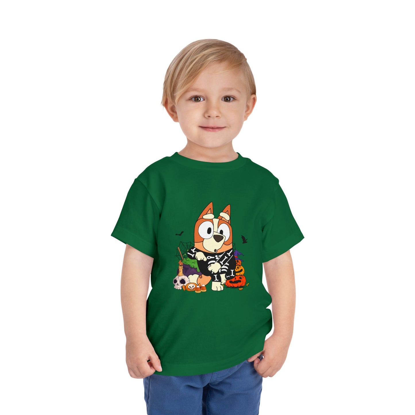 Bingo Halloween Toddler Short Sleeve Tee