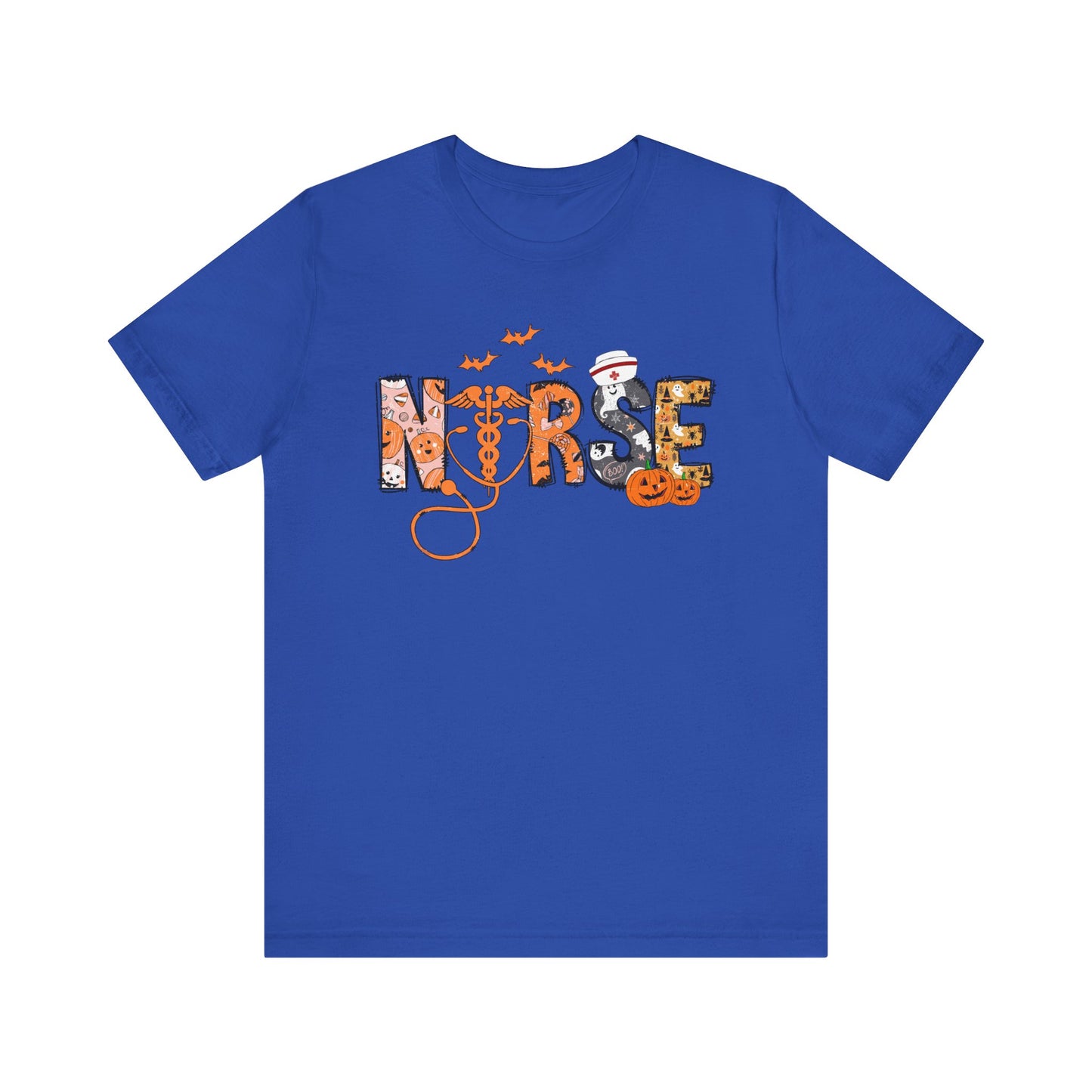 Nurse Halloween Jersey Short Sleeve Tee
