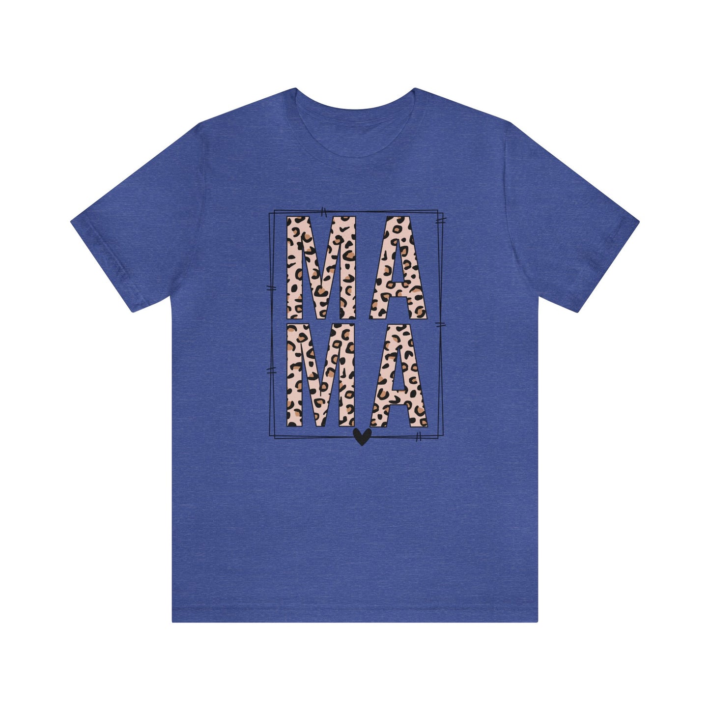MAMA Leopard print short sleeve tshirt
