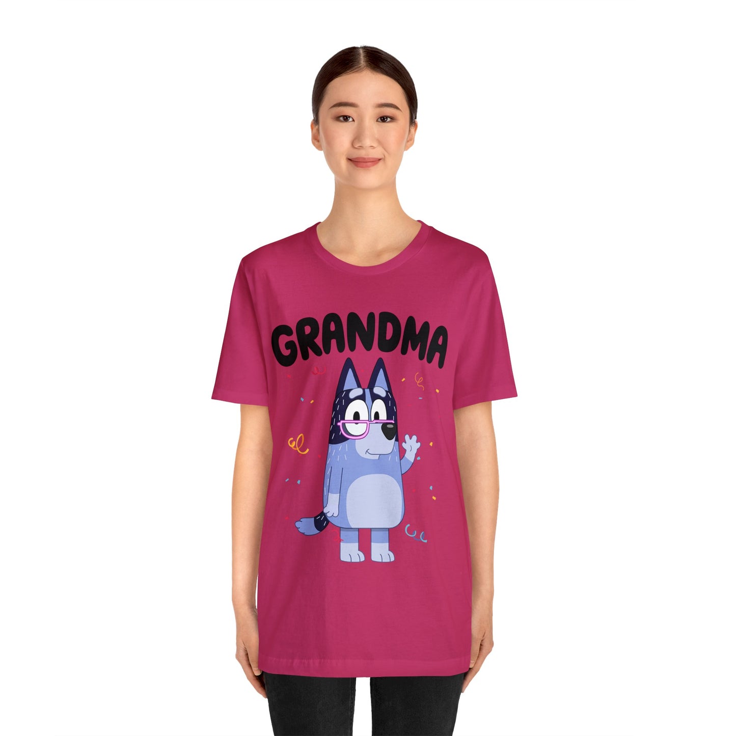 Grandma Bluey Birthday short sleeve Tshirt