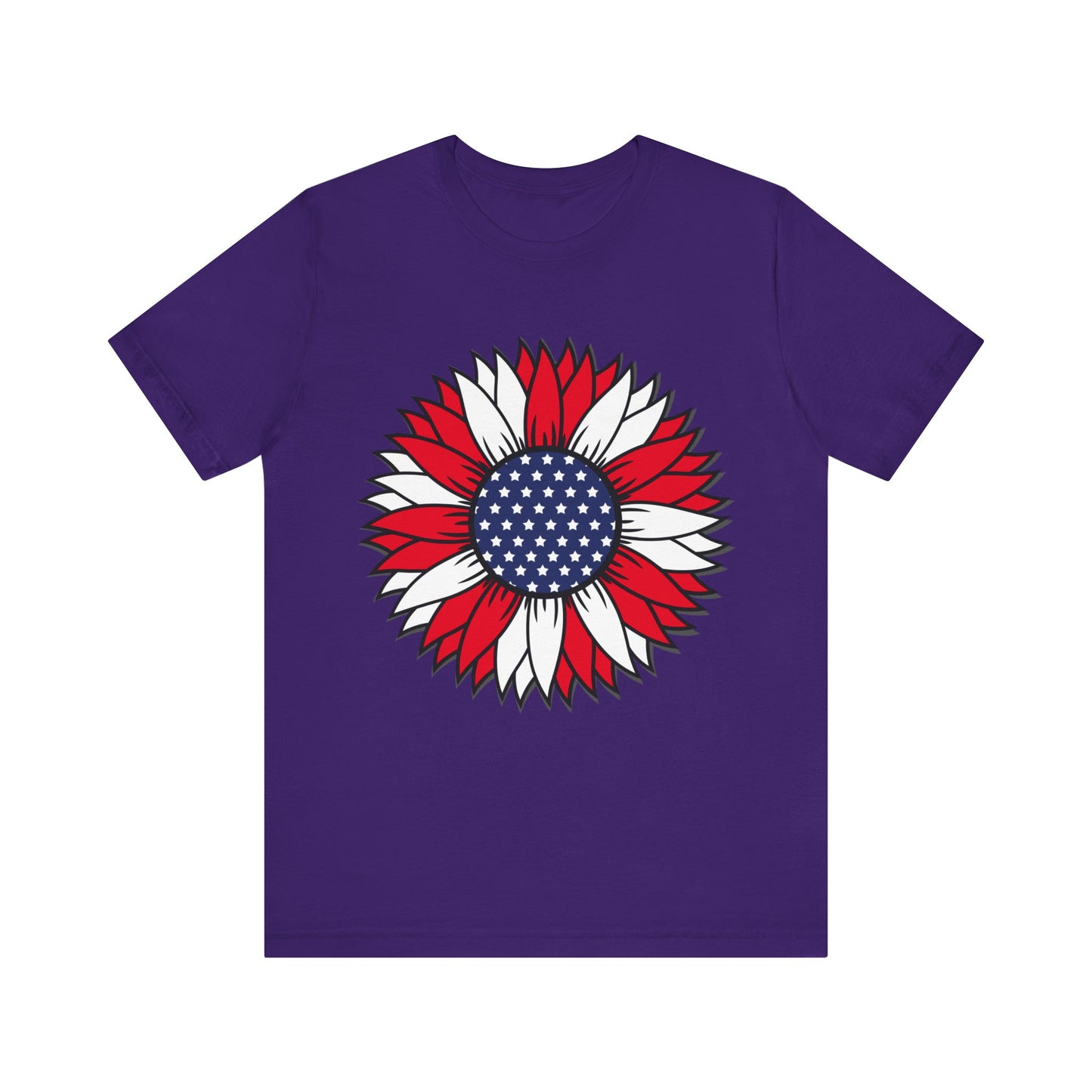 American Sunflower Jersey Short Sleeve Tee