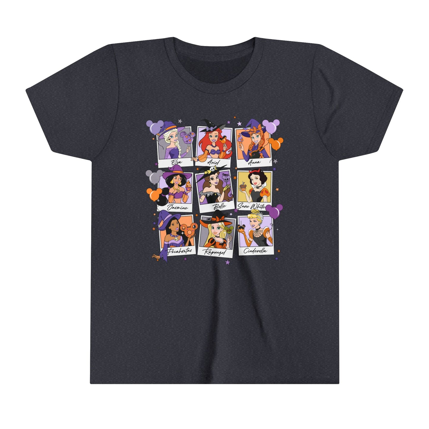 Disney Princess Halloween Youth Short Sleeve Tee