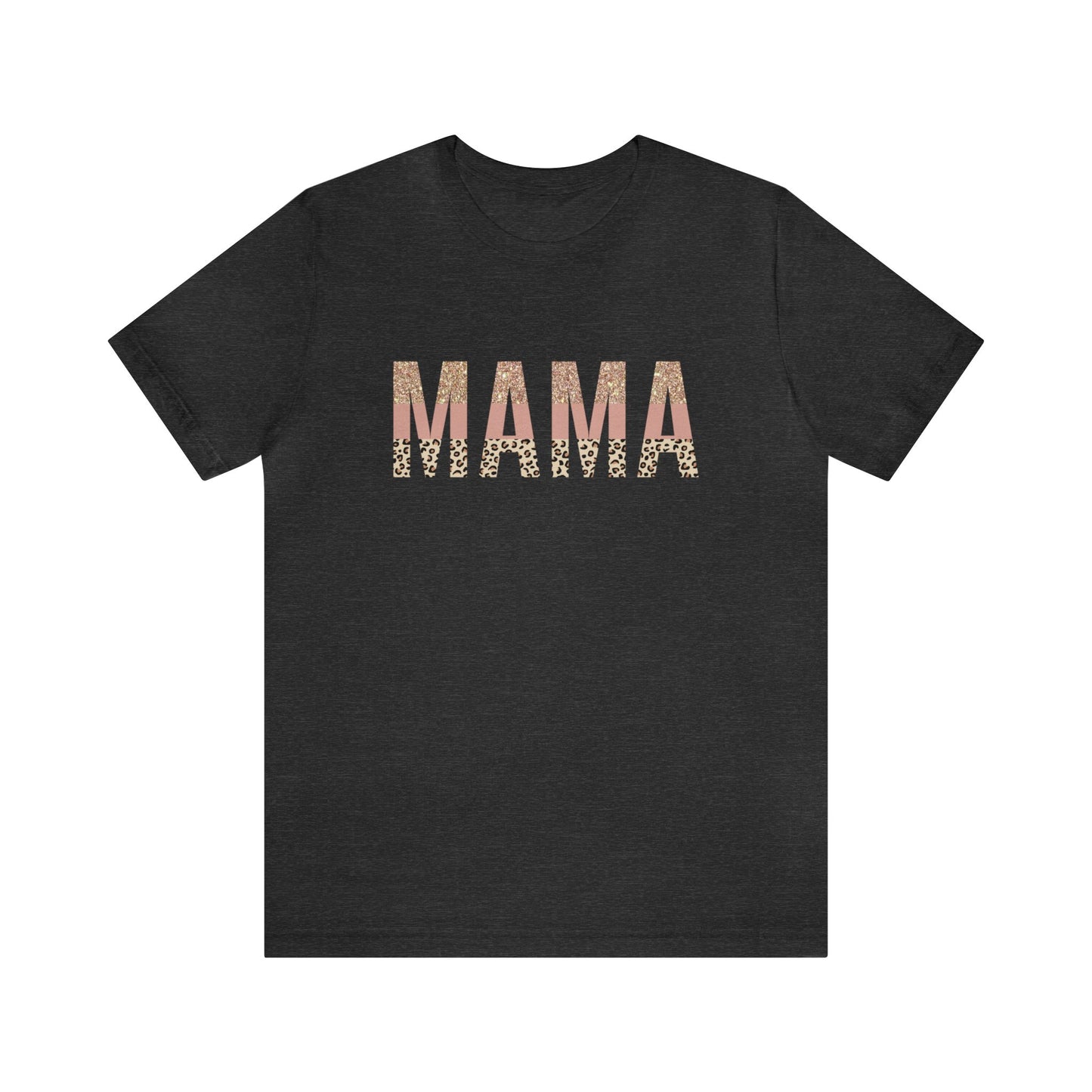 MAMA Leopard print short sleeve tshirt