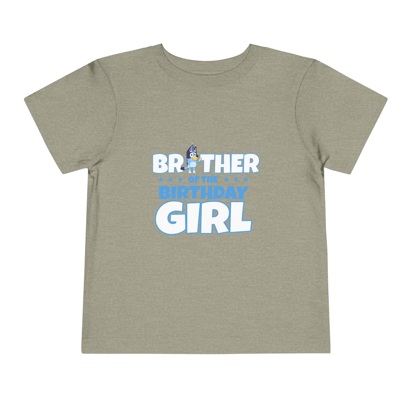 Brother of the Birthday Girl Toddler Short Sleeve Tee