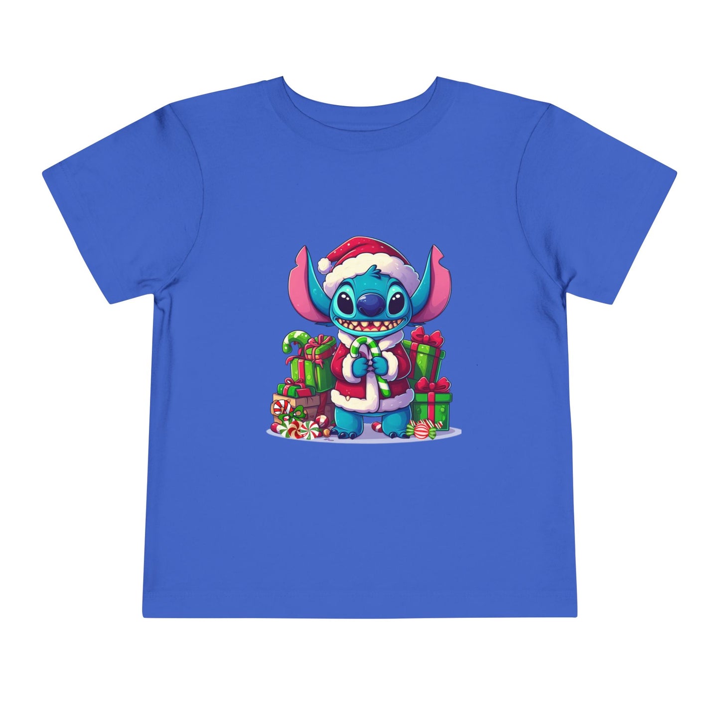 Christmas-Stitch Toddler Short Sleeve Tee