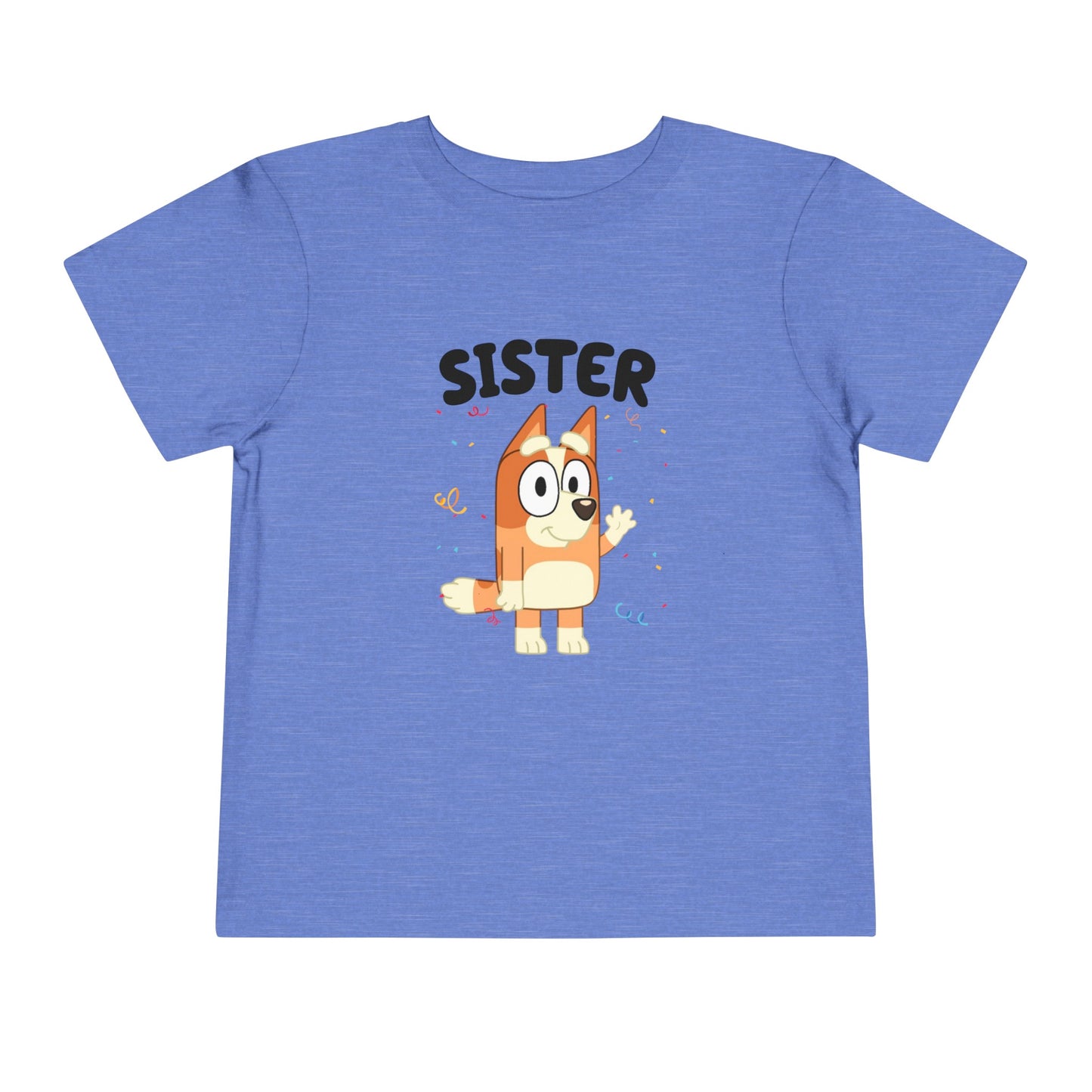Sister Birthday Toddler Short Sleeve Tee