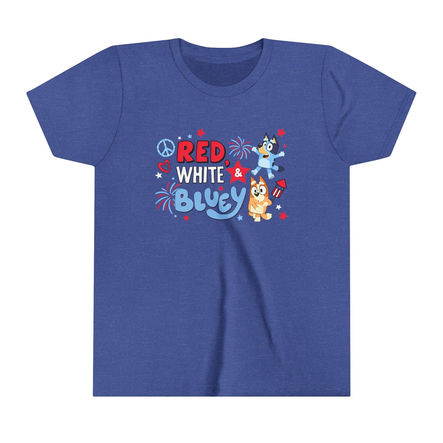 Red, White & Bluey Youth Short Sleeve Tee
