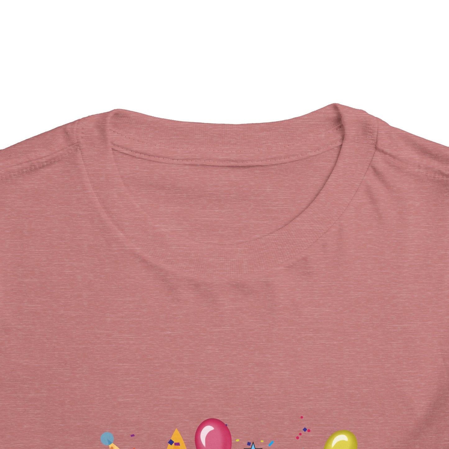 4th Birthday Toddler Short Sleeve Tee