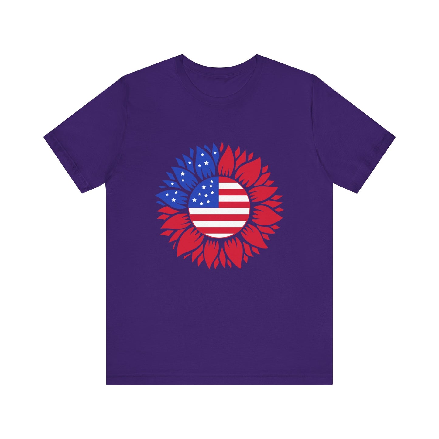 American Sunflower Jersey Short Sleeve Tee