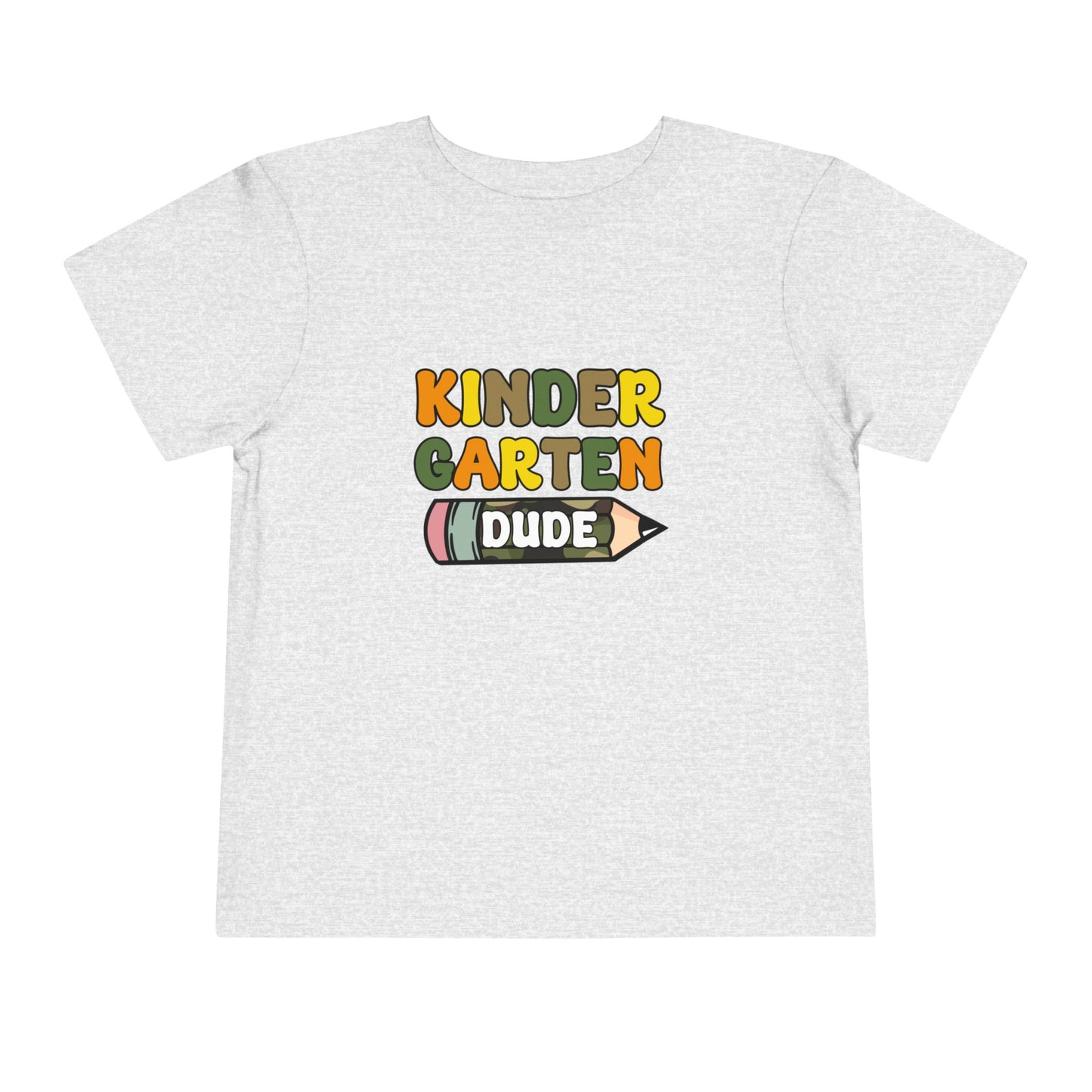 Kindergarten Dude Toddler Short Sleeve Tee