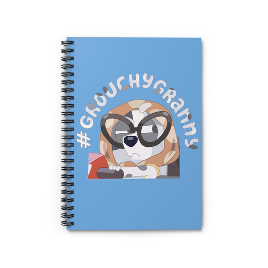 #GROUCHY GRANNY Spiral Notebook - Ruled Line