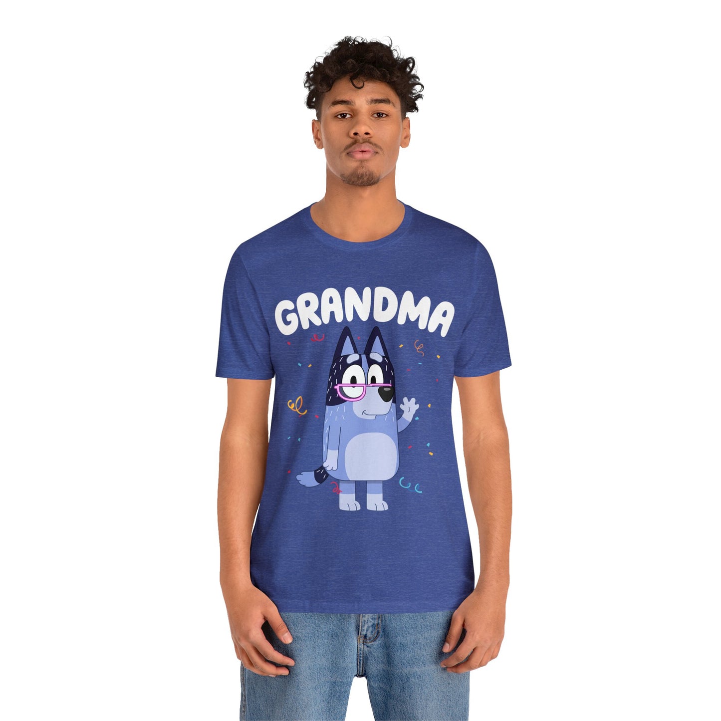 Grandma Bluey Birthday short sleeve Tshirt