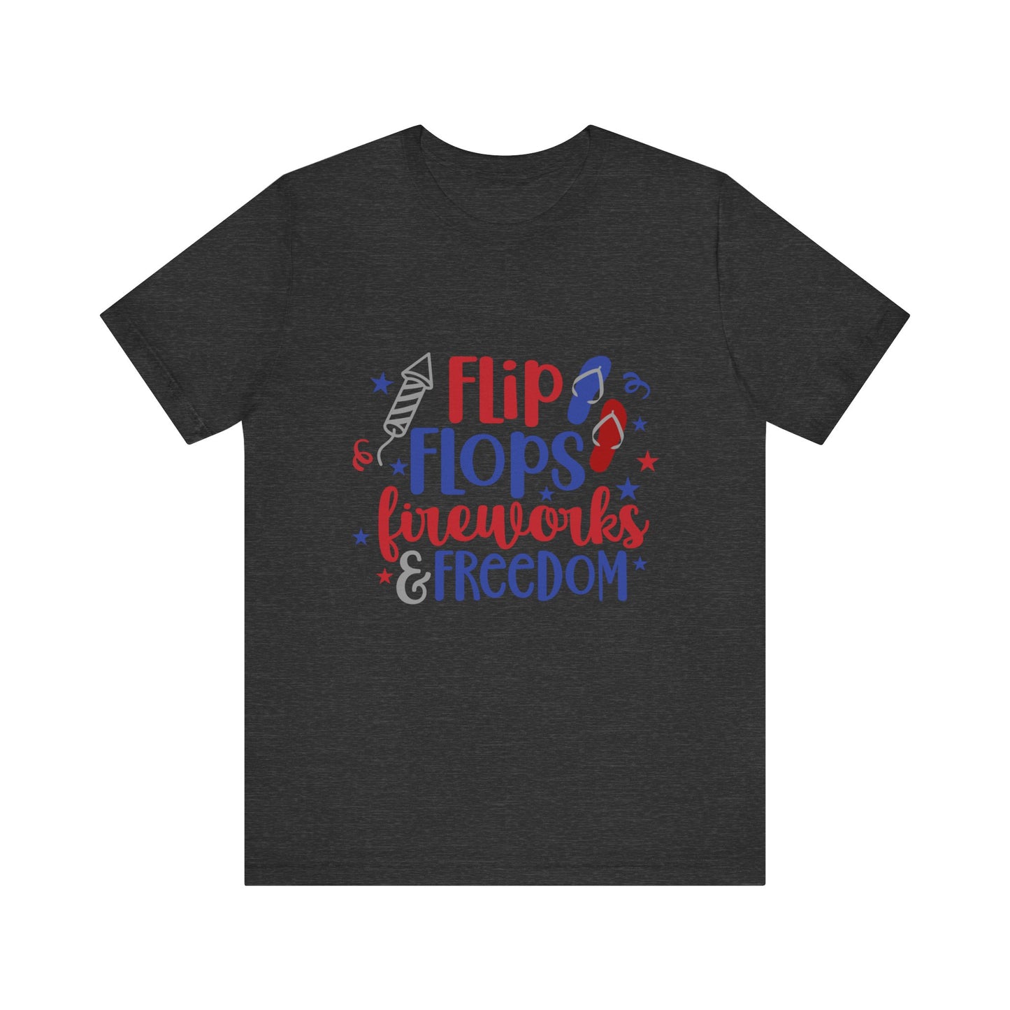 Flip Flops & Fireworks Jersey Short Sleeve Tee