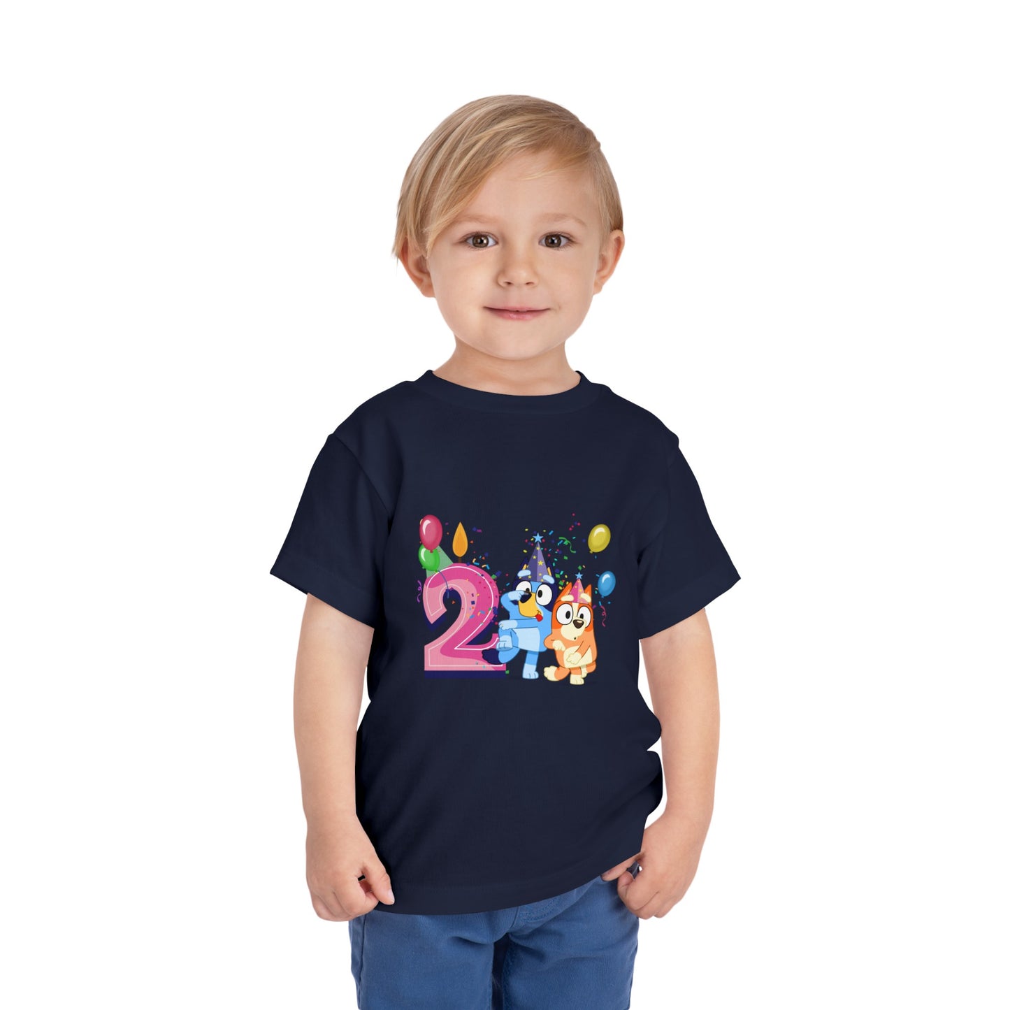 2nd Birthday Toddler Short Sleeve Tee