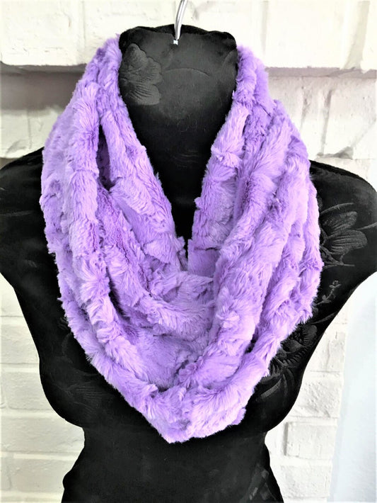 Bellflower Alex minky infinity scarf
