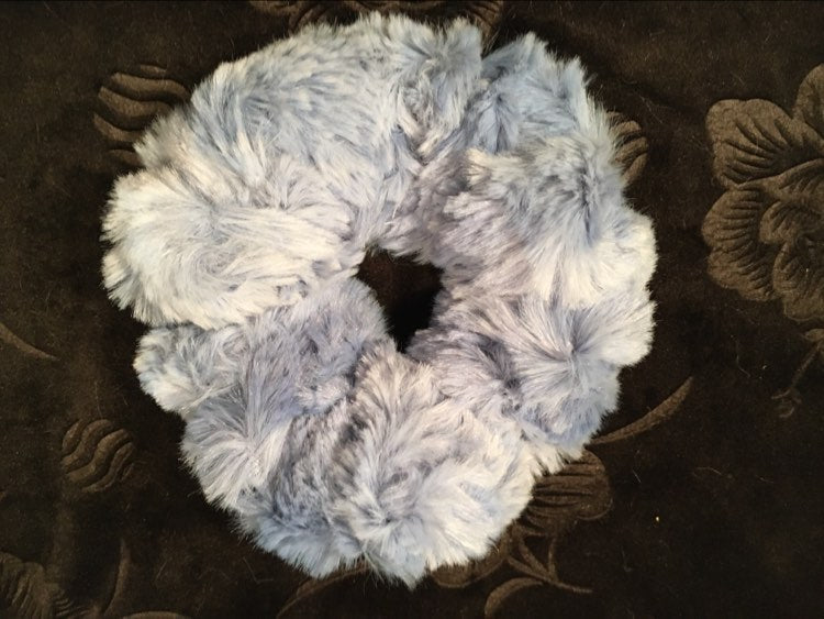 Minky scrunchies